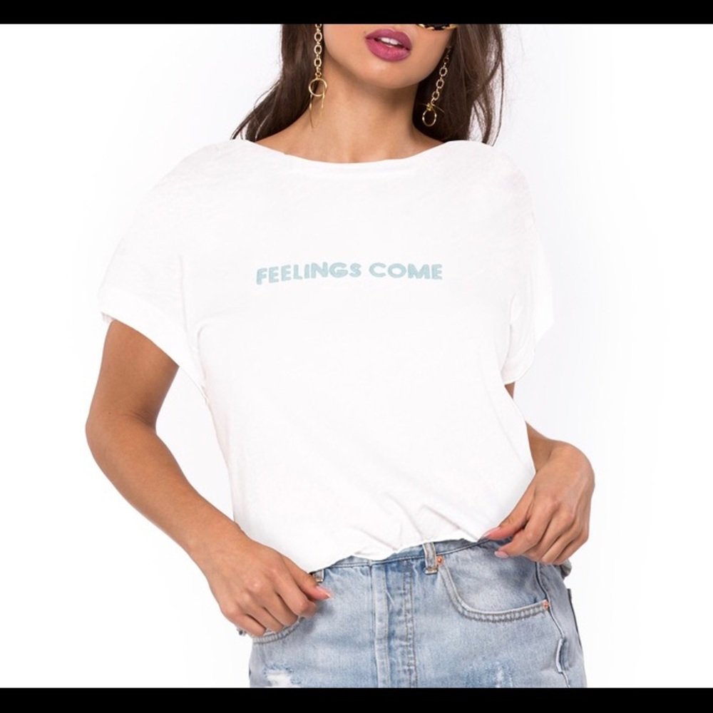 WILDFOX “feeling come & go” T-shirt